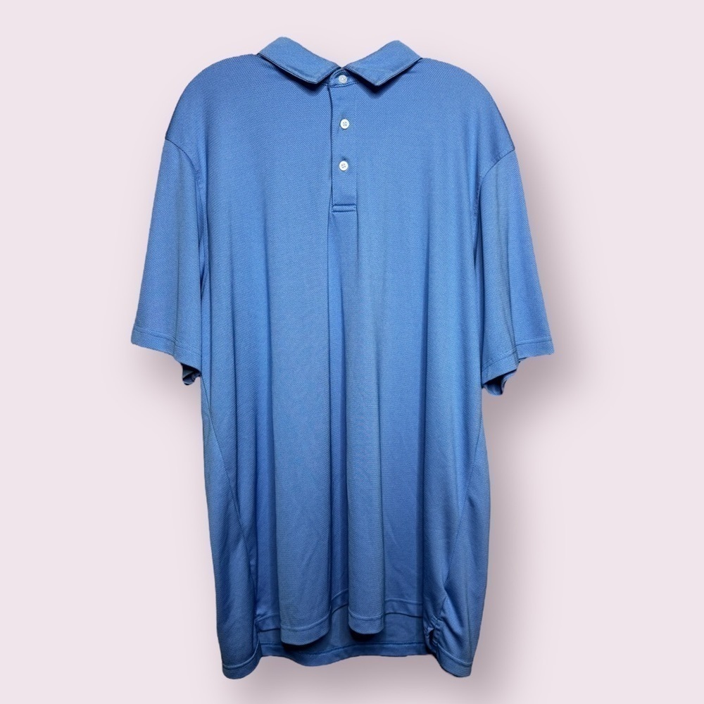 Pebble Beach Blue Performance Golf Polo Shirt XXL